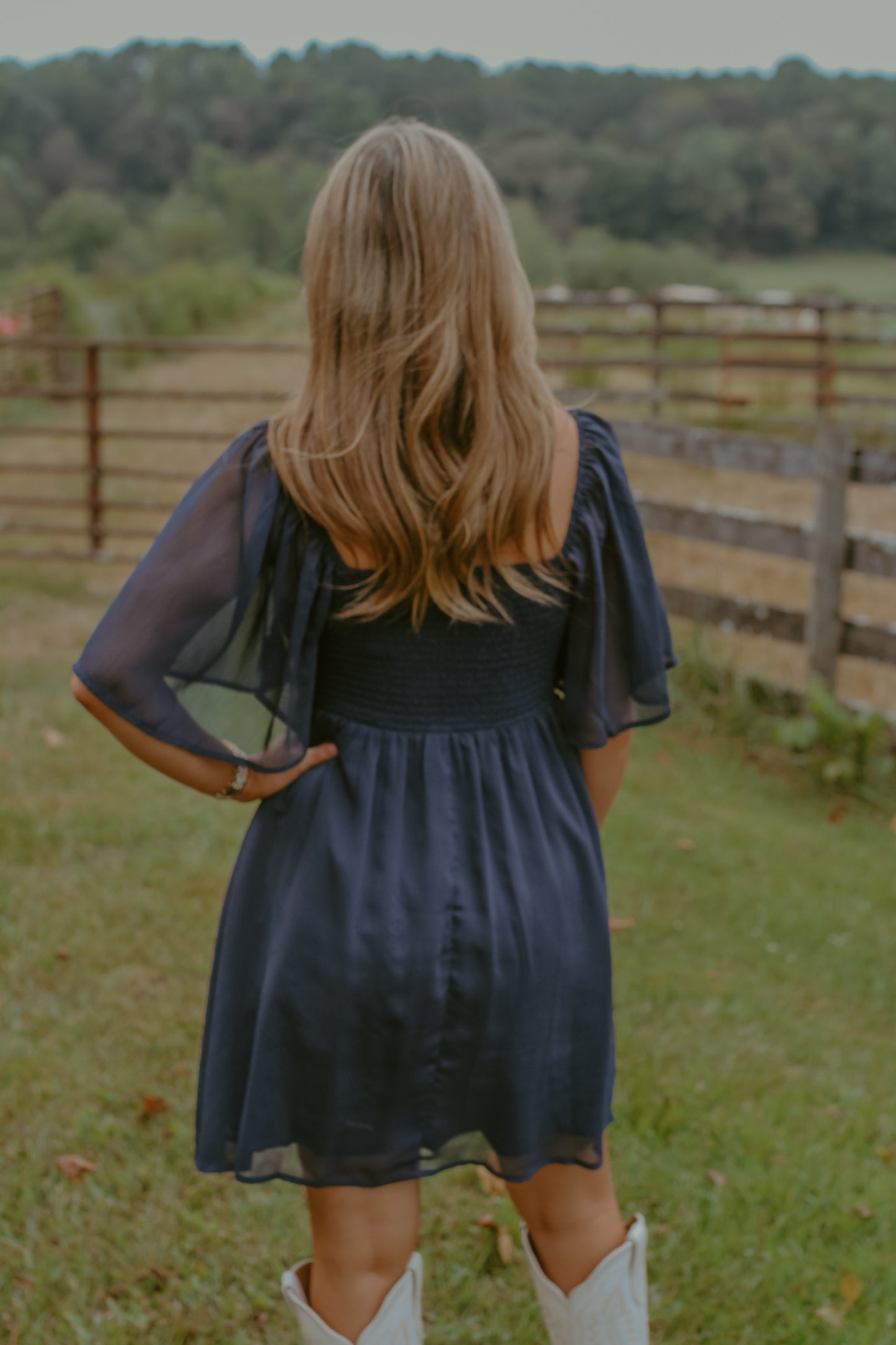 Hope Dress - Navy