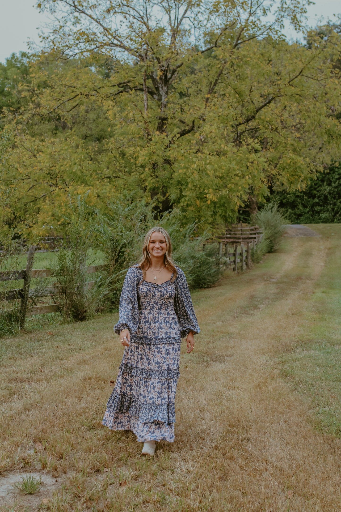 Bella Maxi Dress - Navy