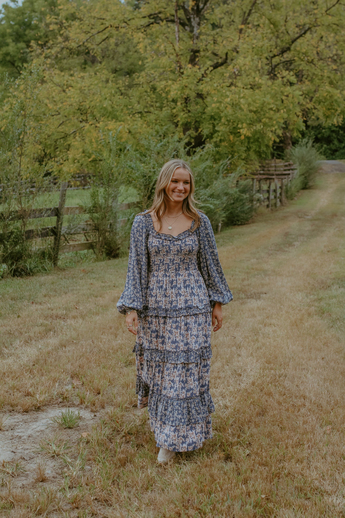 Bella Maxi Dress - Navy