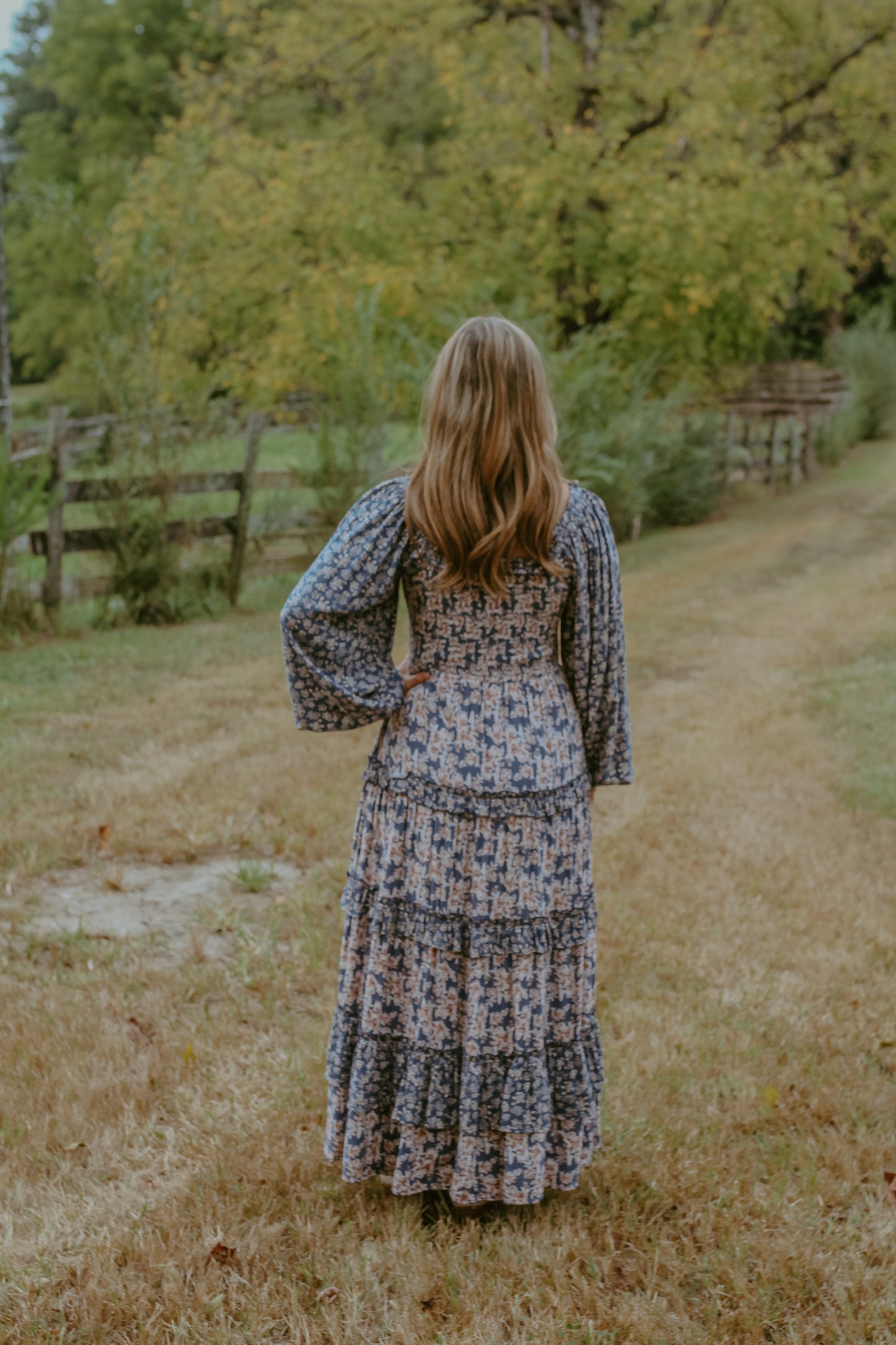 Bella Maxi Dress - Navy