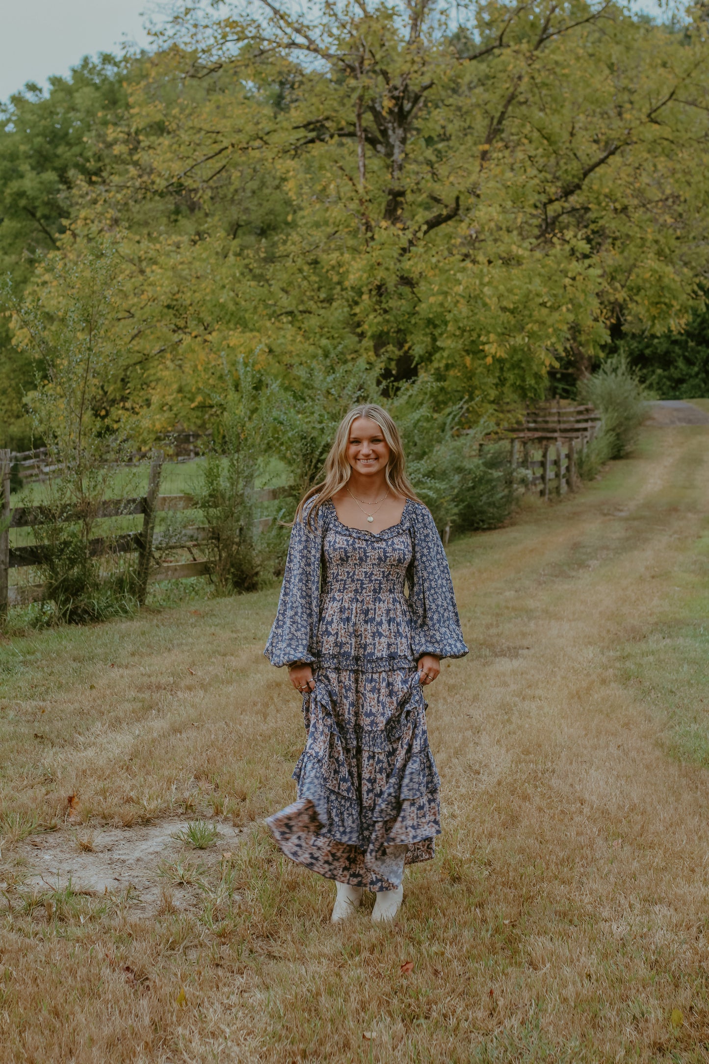 Bella Maxi Dress - Navy