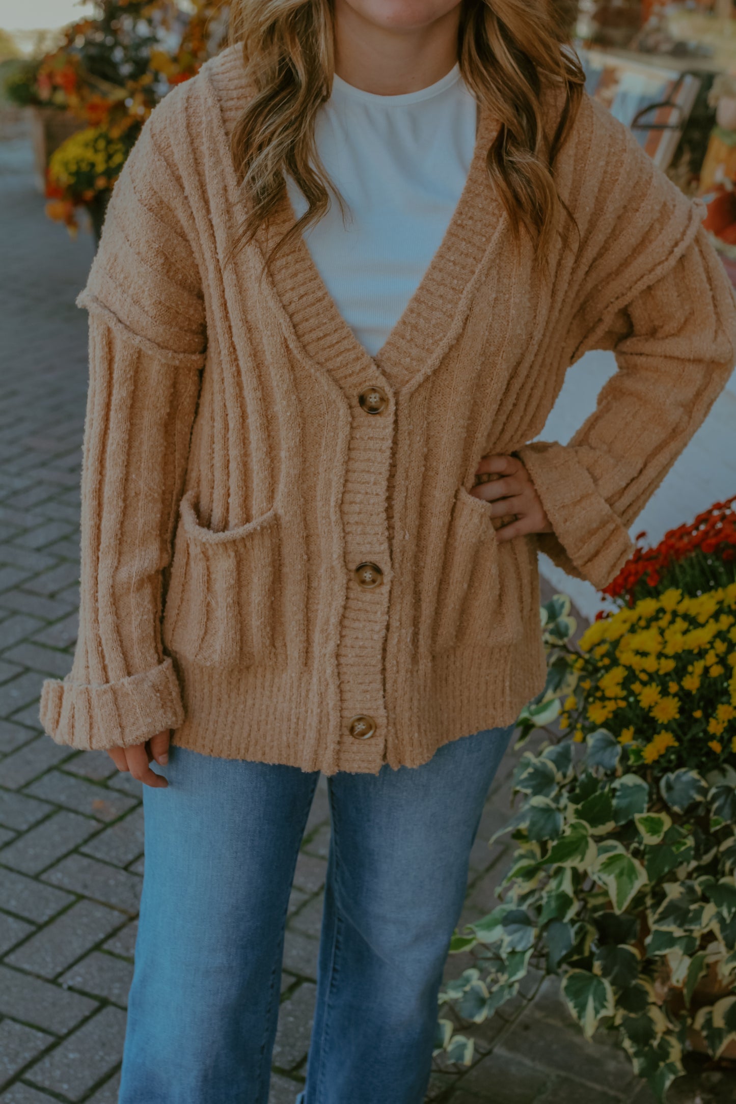 Mayson Cardigan - Camel