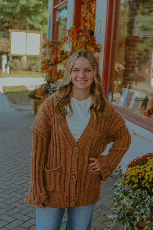 Mayson Cardigan - Mocha