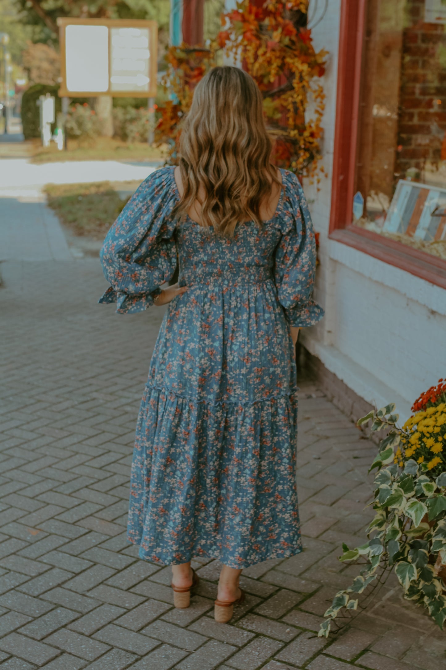 Emma Midi Dress - Teal