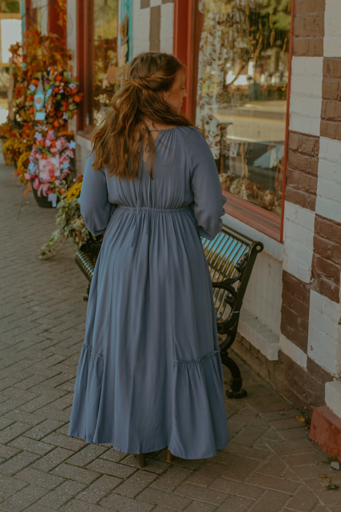 Tiffany Midi Dress - Elemental Blue