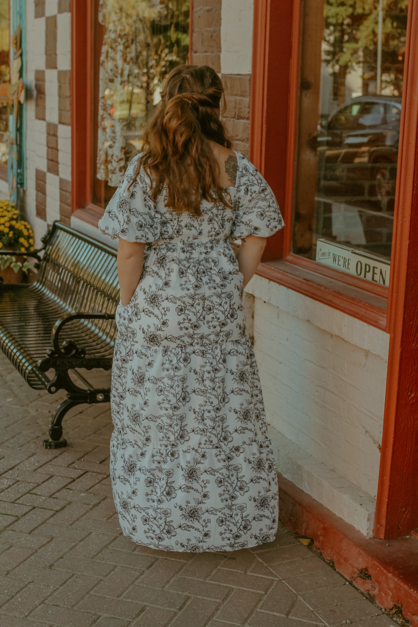 Savannah Maxi Dress - Black Multi