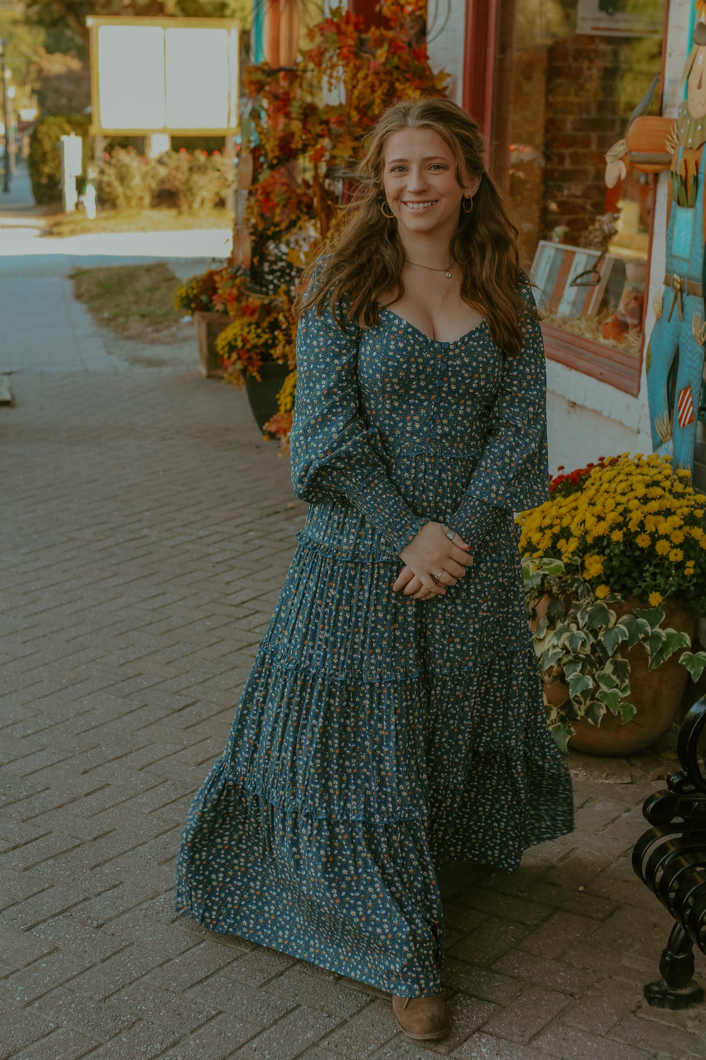 Oakleigh Maxi Dress - Teal