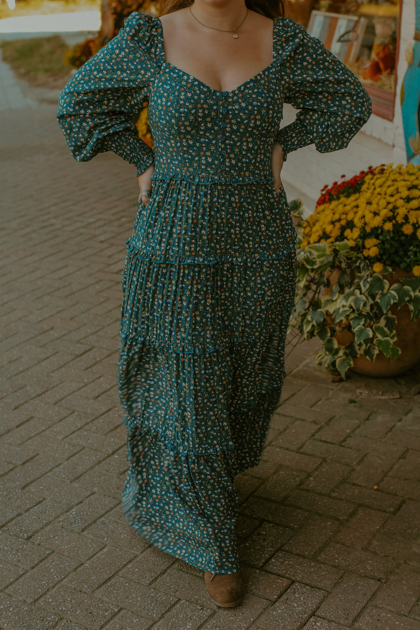 Oakleigh Maxi Dress - Teal