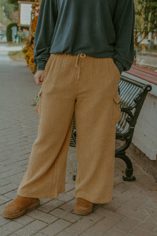 Luna Lounge Pants - Camel