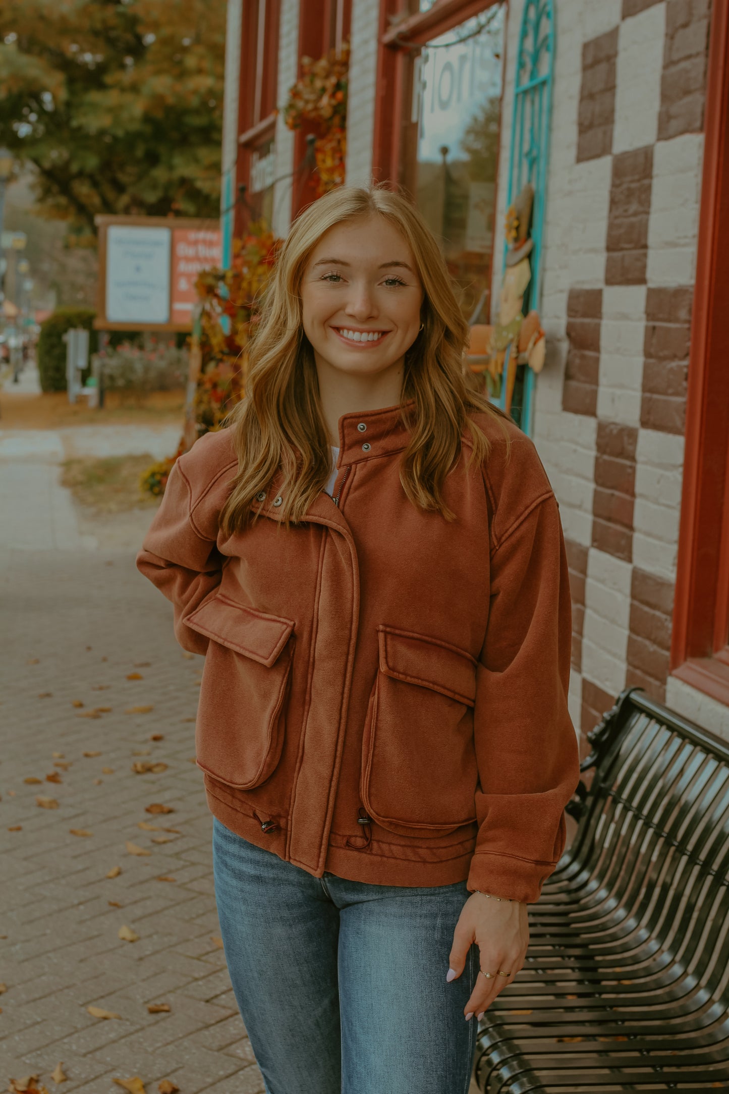 Brooklyn Bomber Jacket - Burgundy