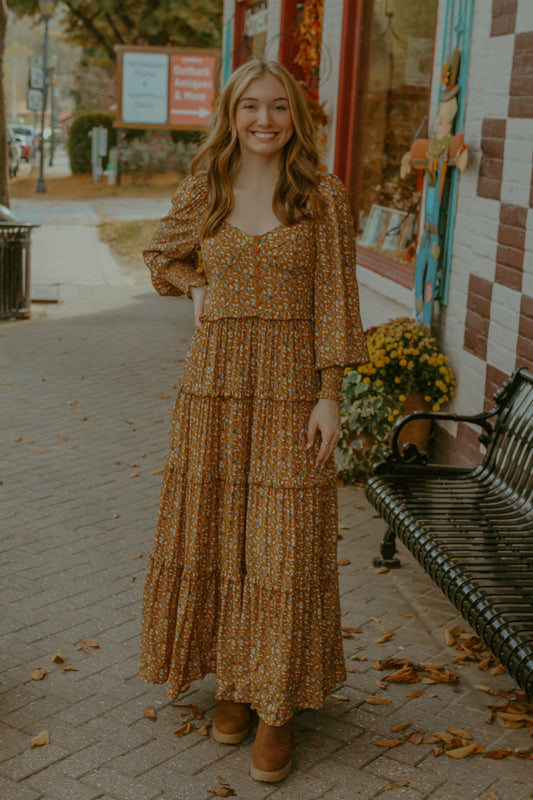 Oakleigh Maxi Dress - Tan