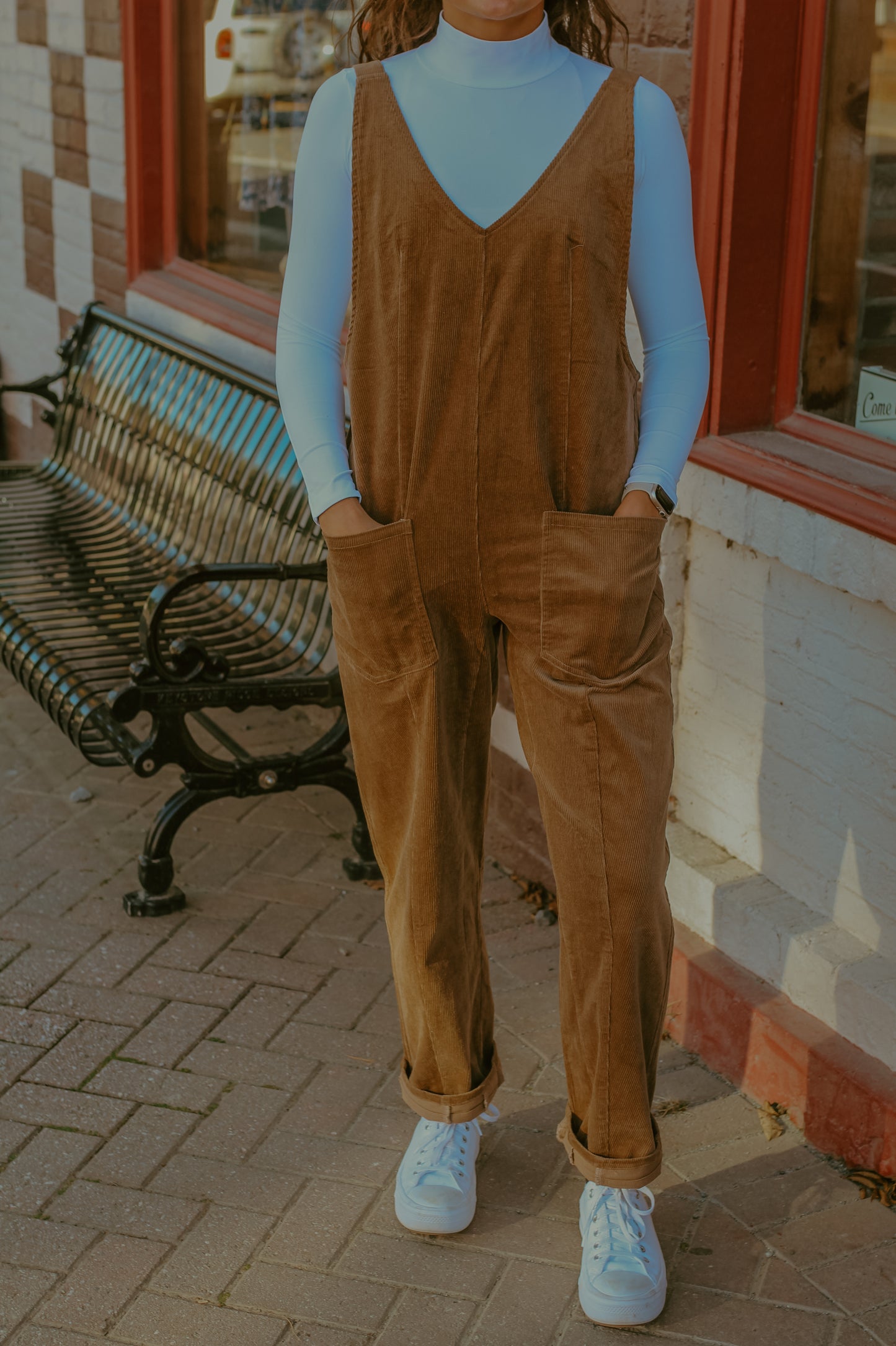 Oaklynn Overalls - Brown