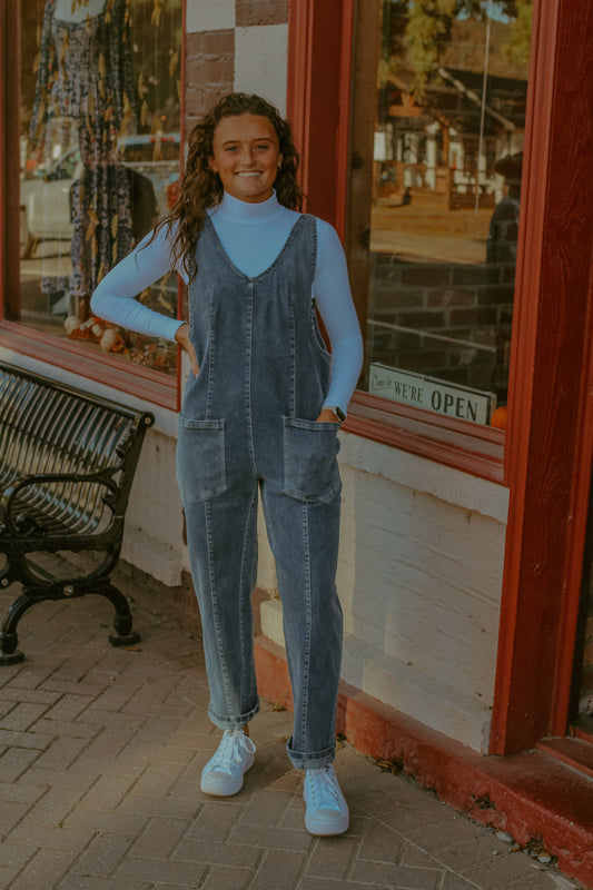 Oaklynn Overalls - Denim