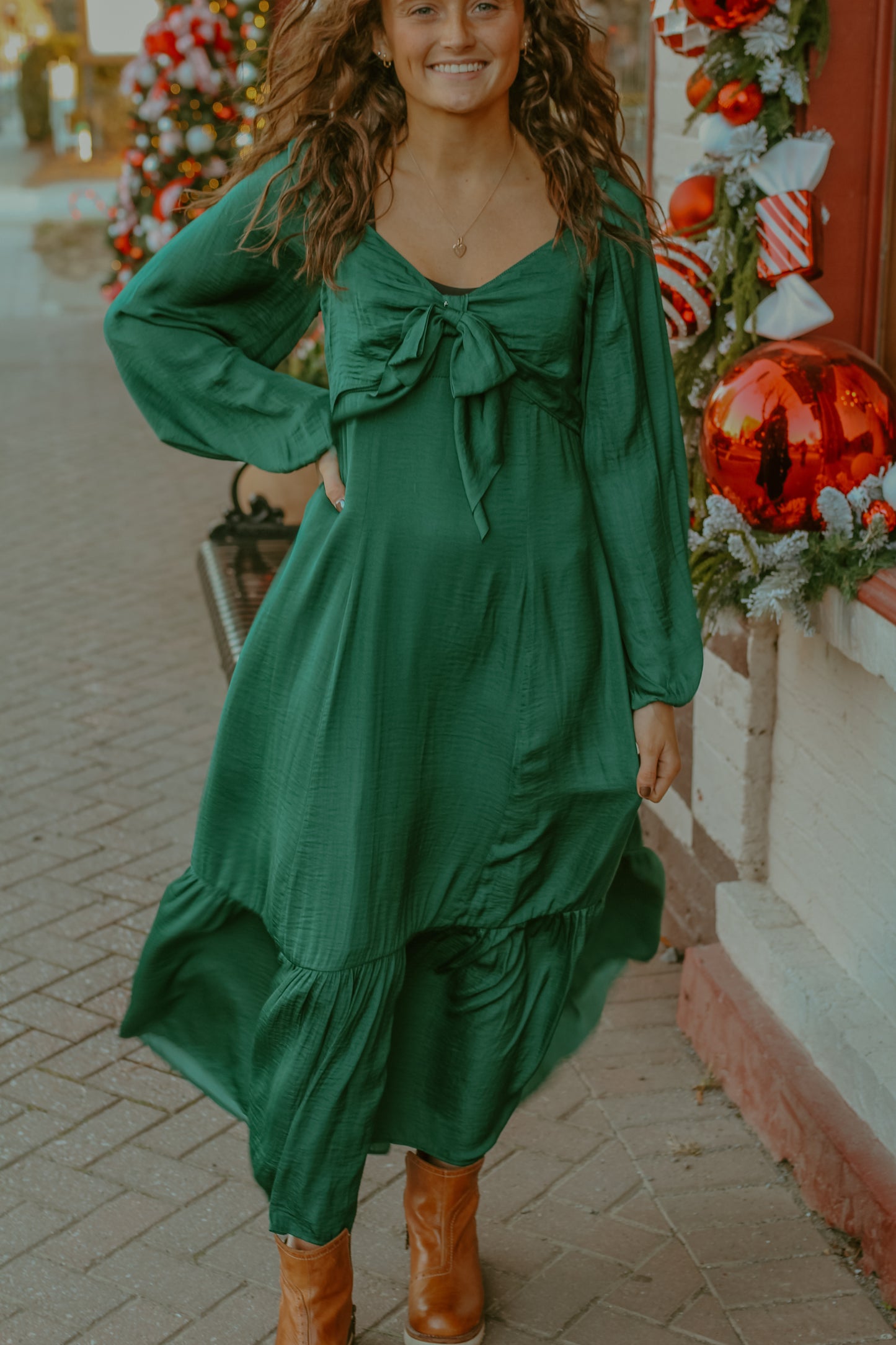 Greenly Midi Dress