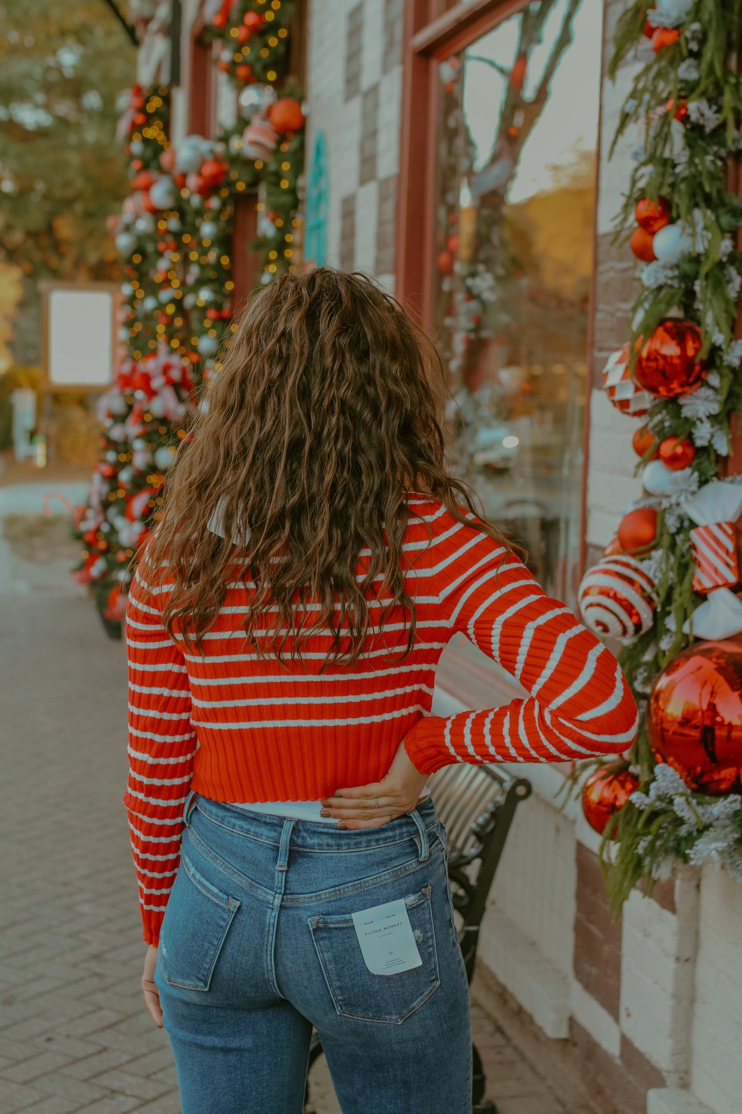 Frosted Striped Sweater