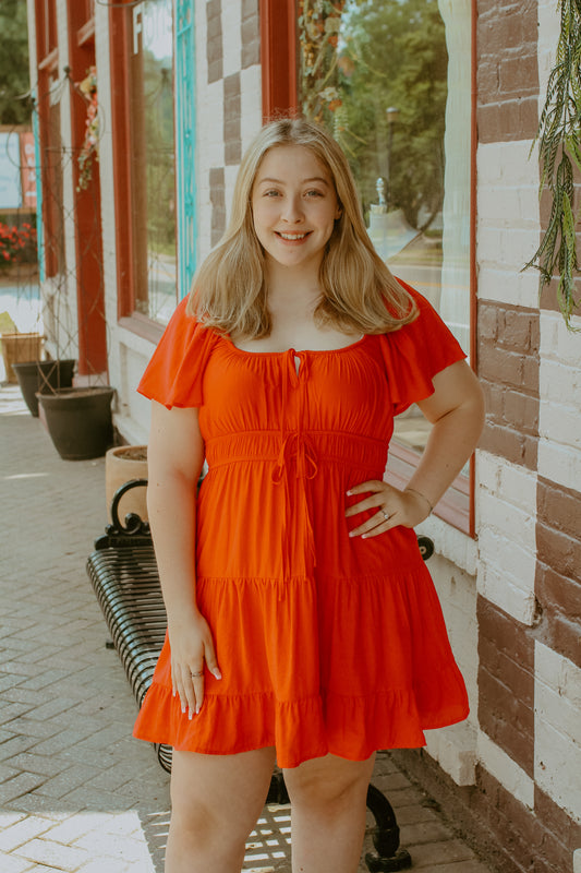Della Dress - Red