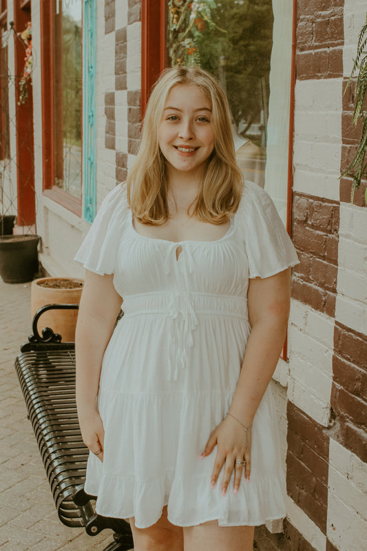 Della Dress - White
