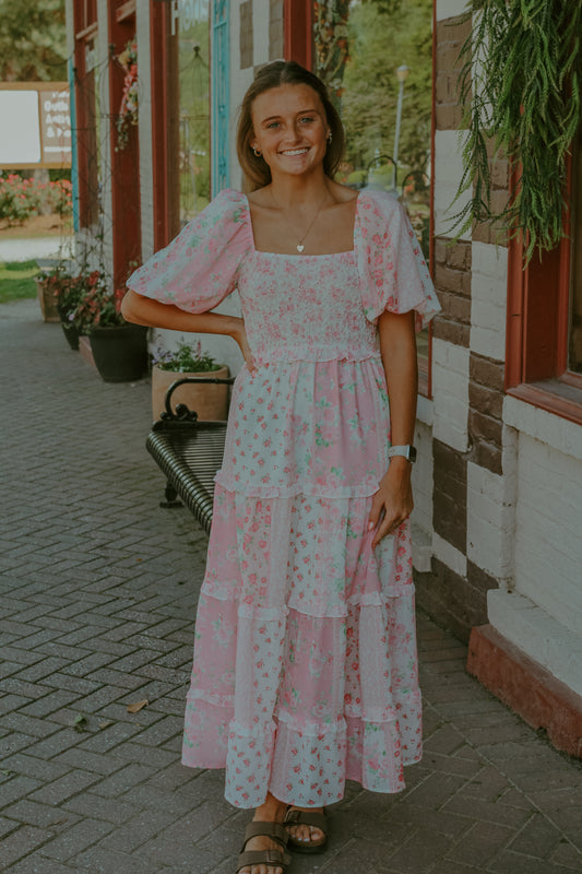 Erica Maxi Dress - Pink