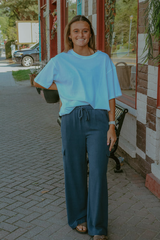 Caelan Cargo Pants - Teal