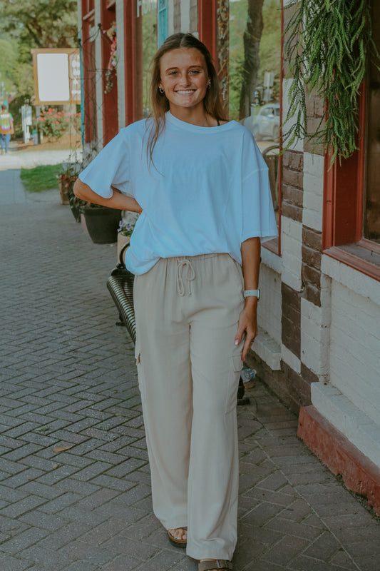 Caelan Cargo Pants - Sand