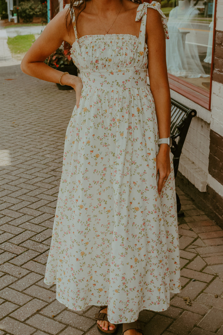 Kennedy Midi Dress - Cream