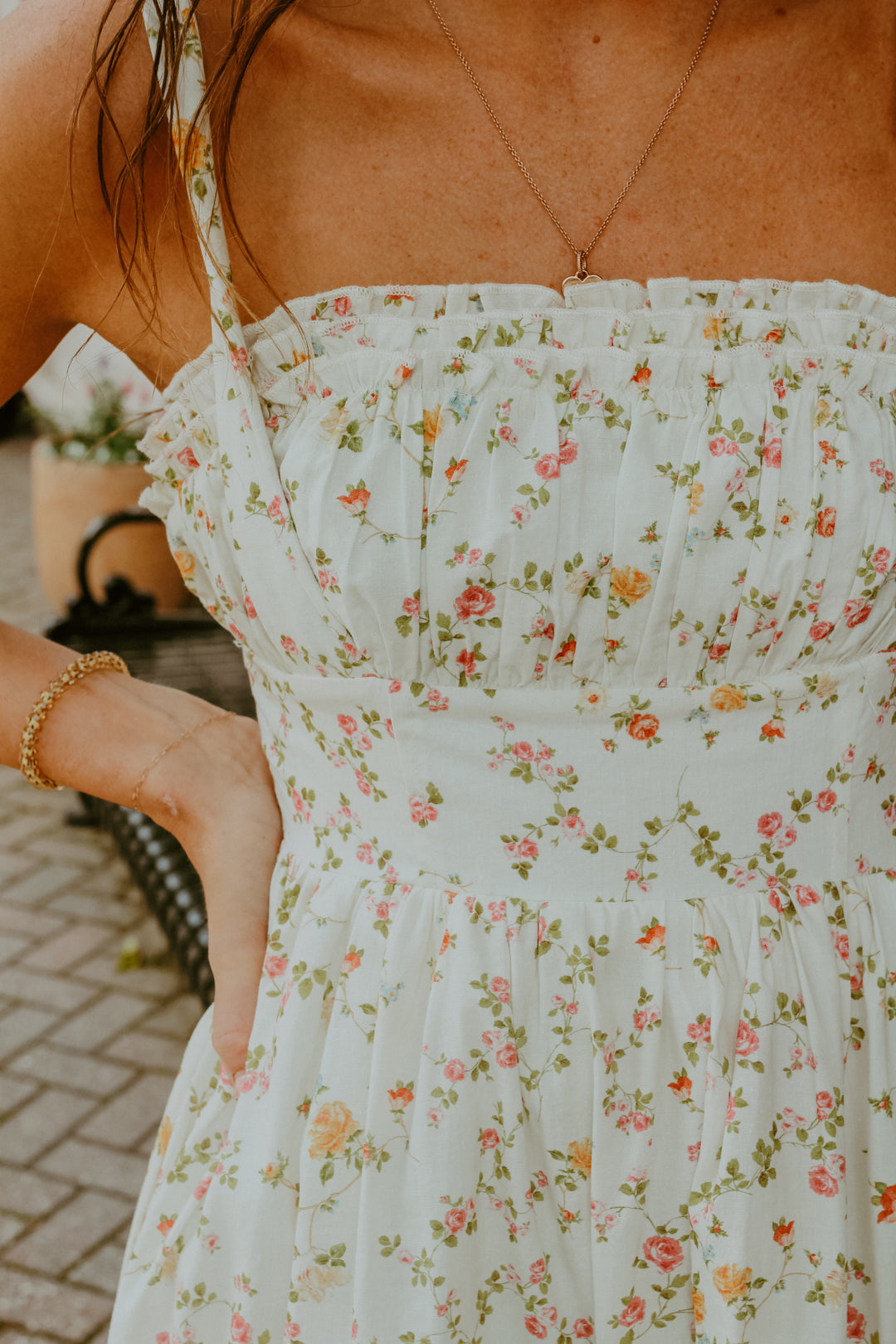 Kennedy Midi Dress - Cream