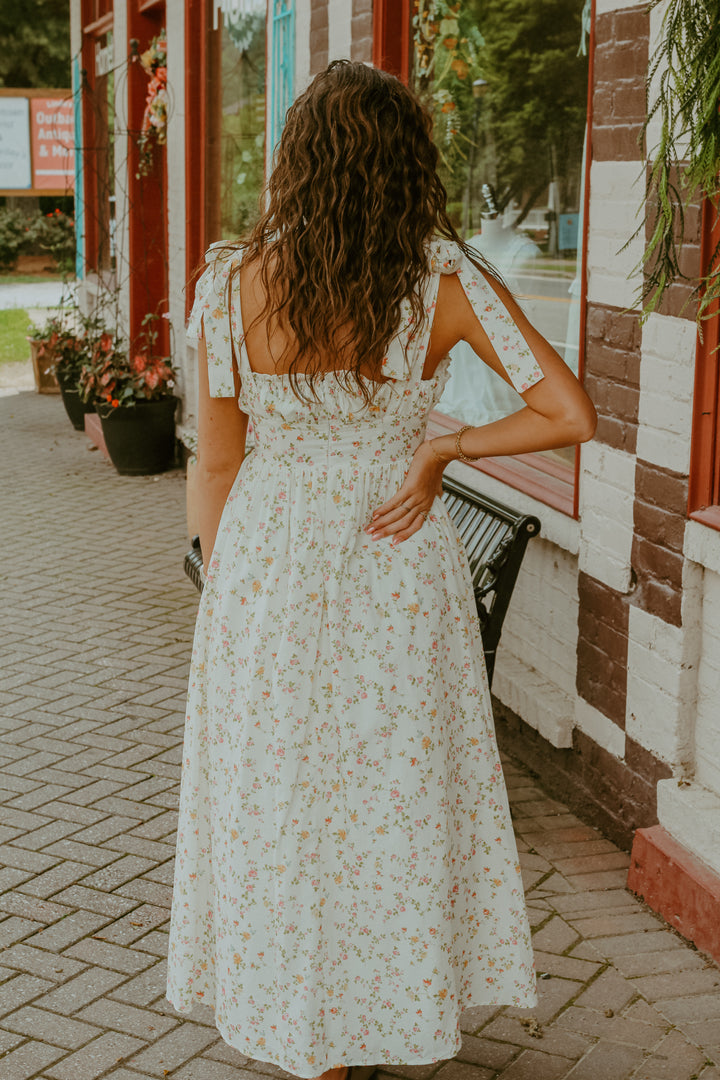Kennedy Midi Dress - Cream