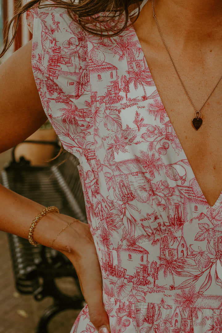 Paloma Midi Dress - Pink