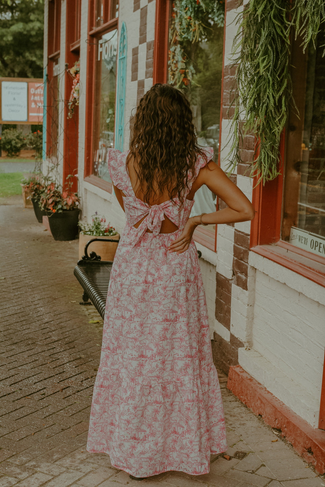 Paloma Midi Dress - Pink