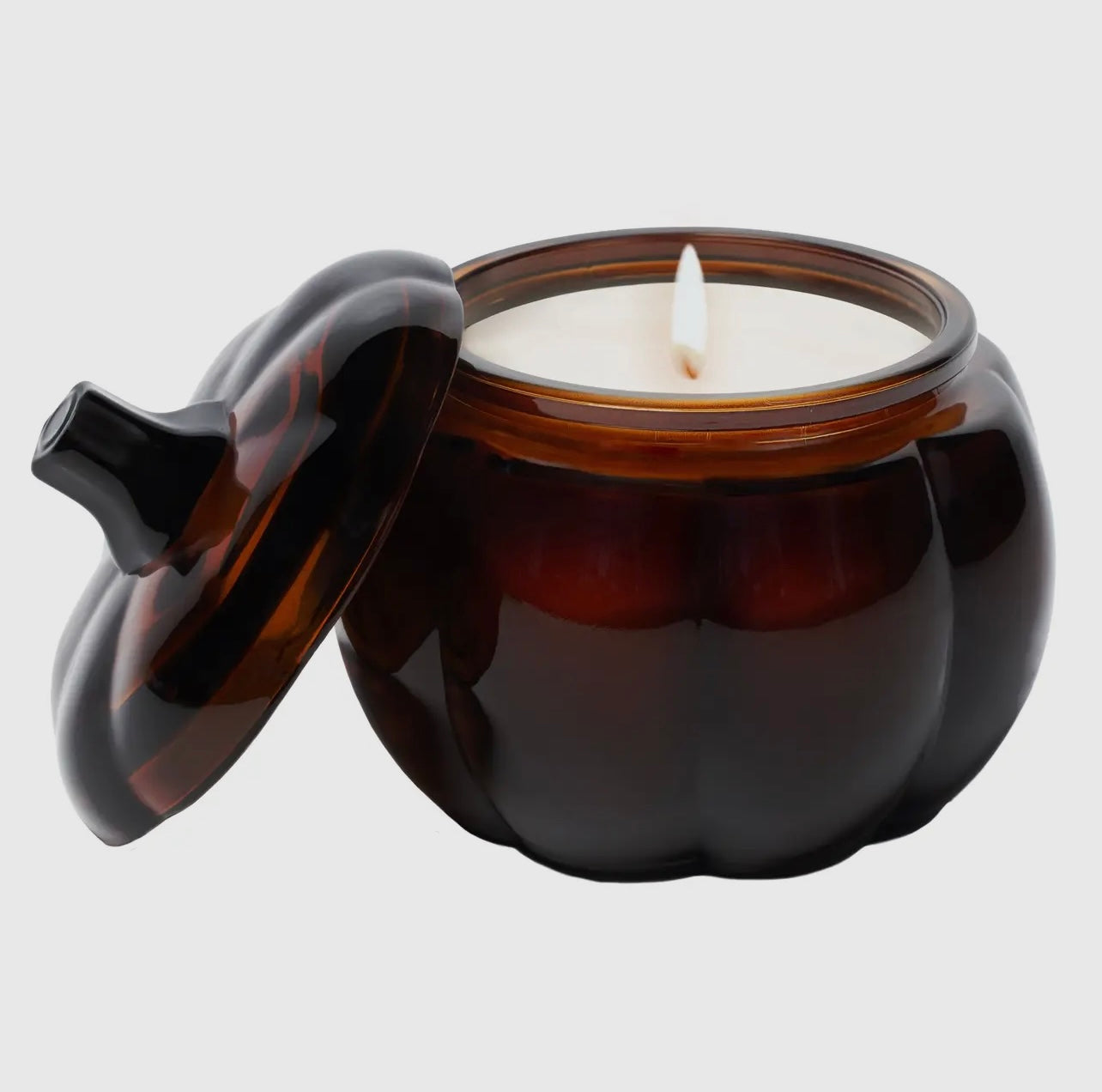 Pumpkin Jar Candle - Brown