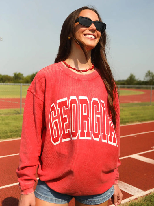 Georgia Corded Pullover
