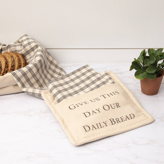 Pot Holder And Tea Towel - Give Us This Day Set